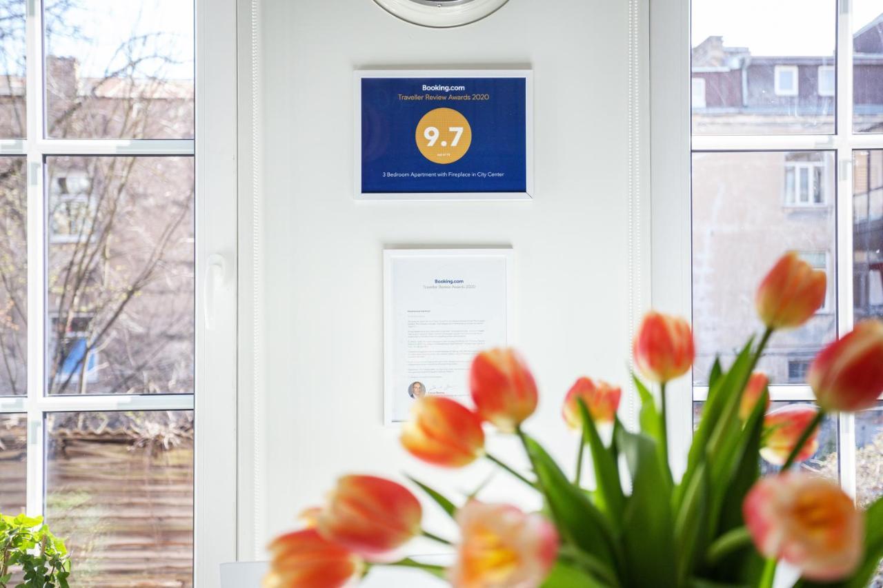 3 Bedroom Apartment 24H Self Check In, Free Parking, Ac, Fireplace VNO Extérieur photo